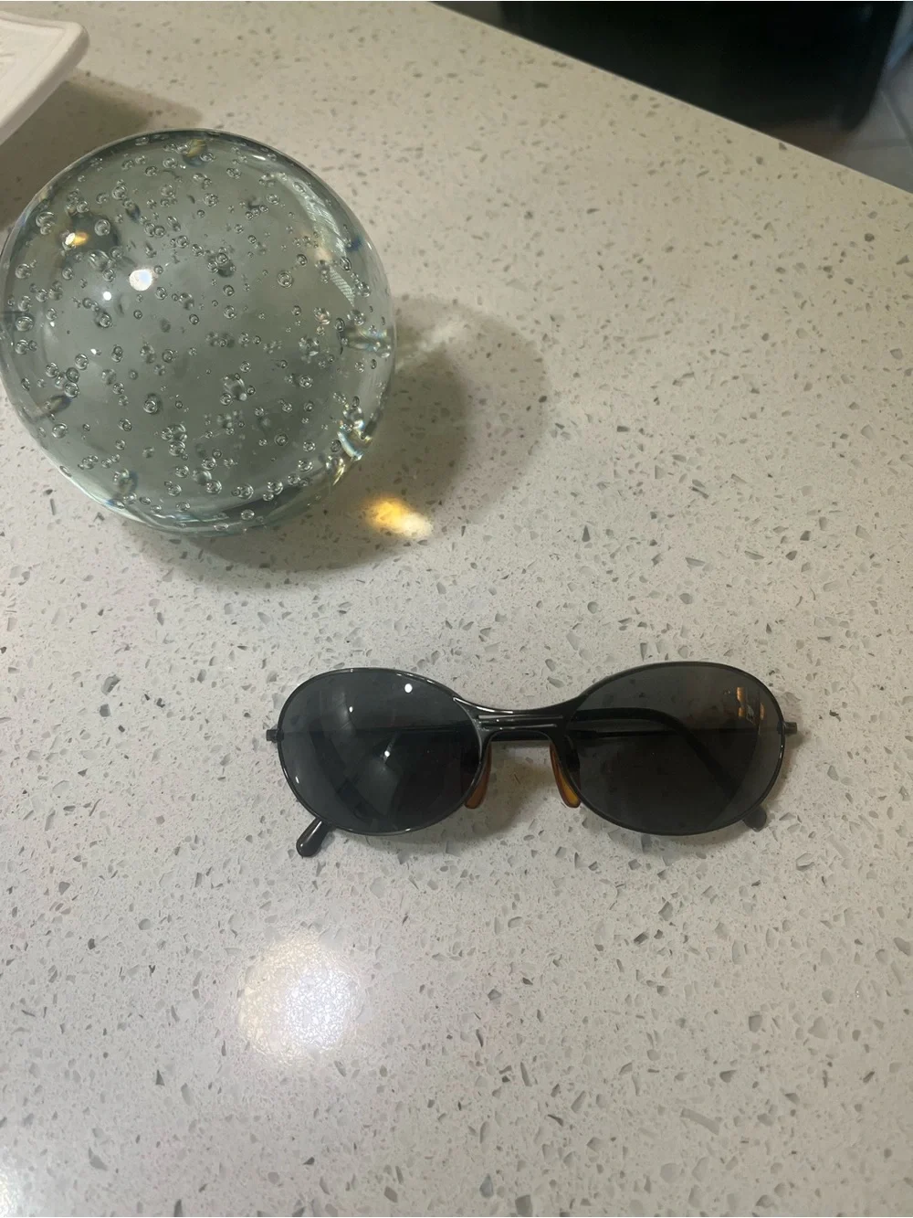 Classic Black Oval Women's Sunglasses - Polarized Lens